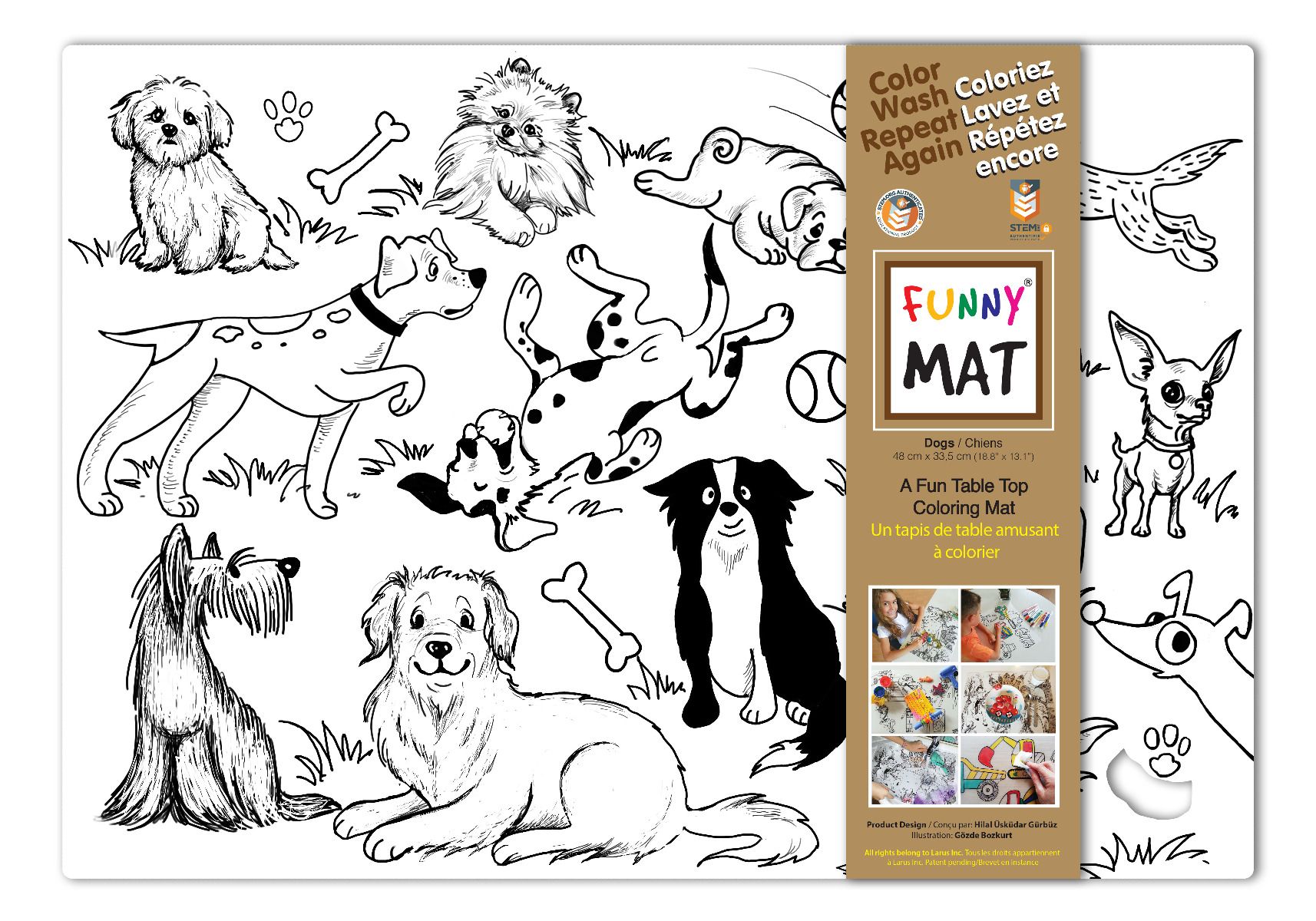 Clear Dogs Funny Mat