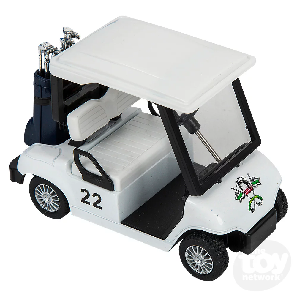 5" Die-cast Pull Back Golf Cart