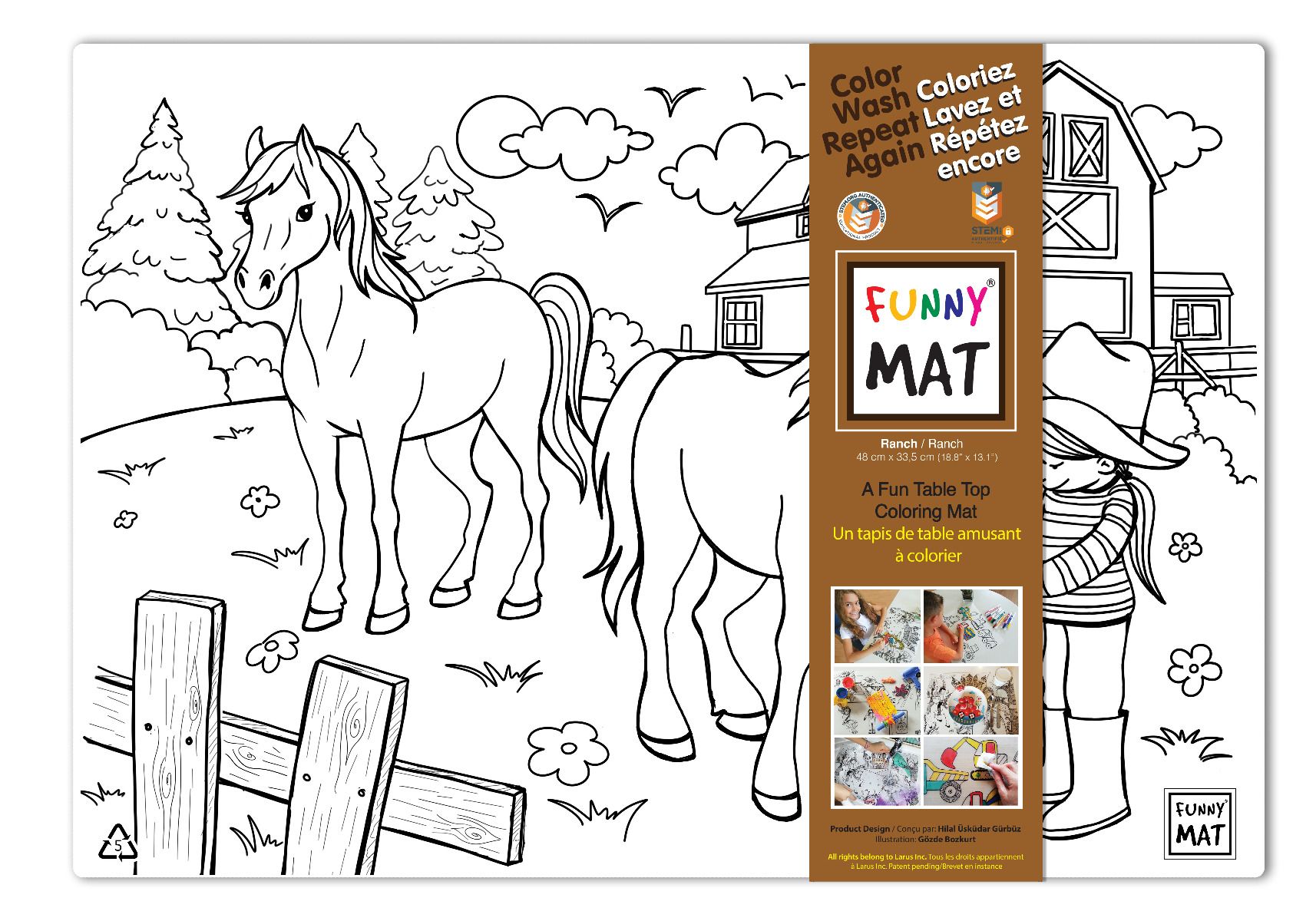 Clear Ranch Funny Mat