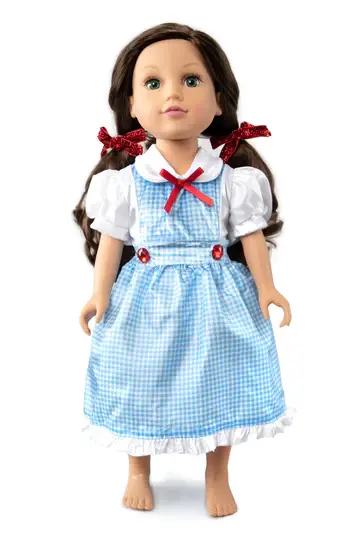 Kansas Girl with Bows