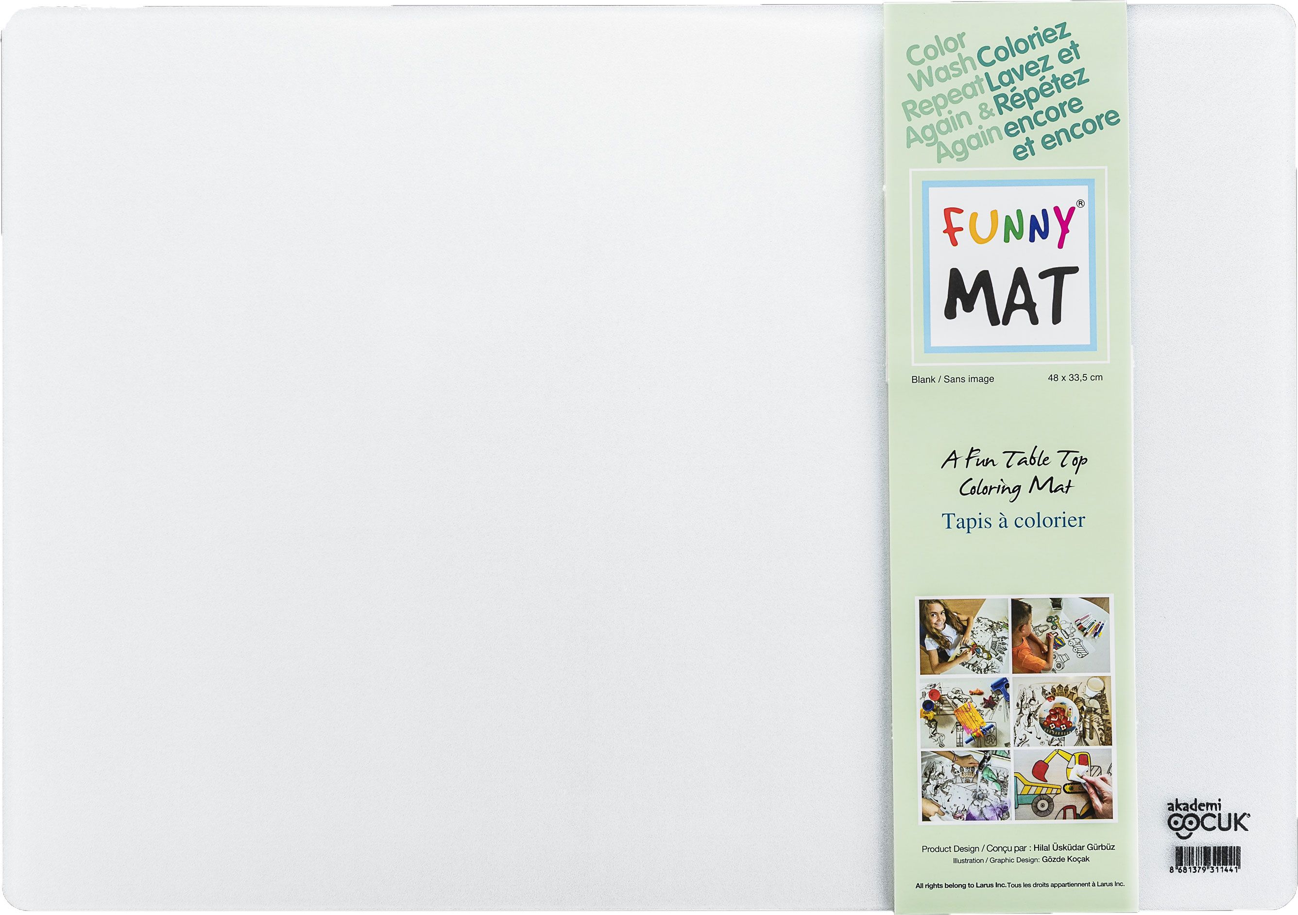 Clear Free Activity Funny Mat