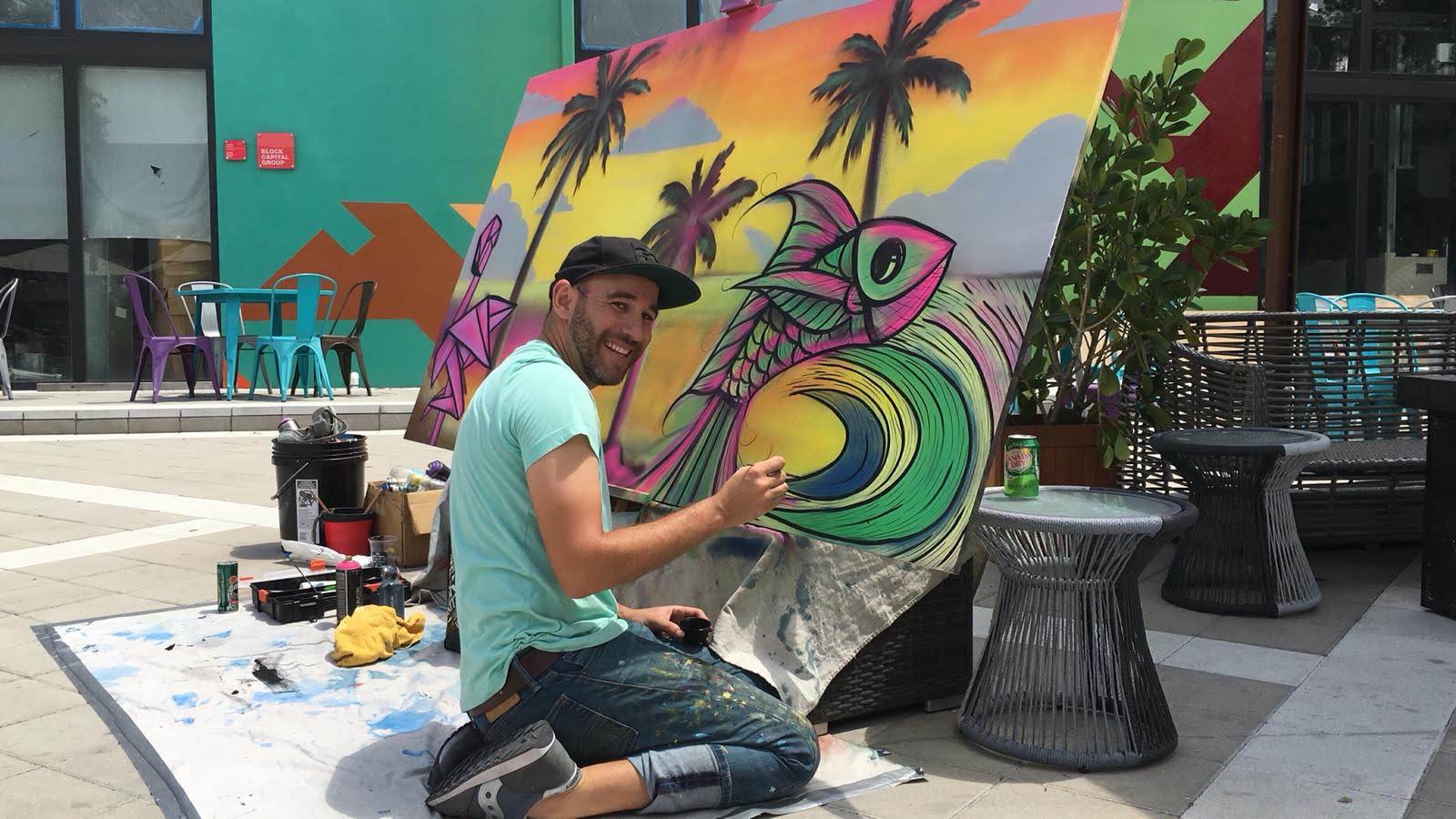 Live Graffiti Artist