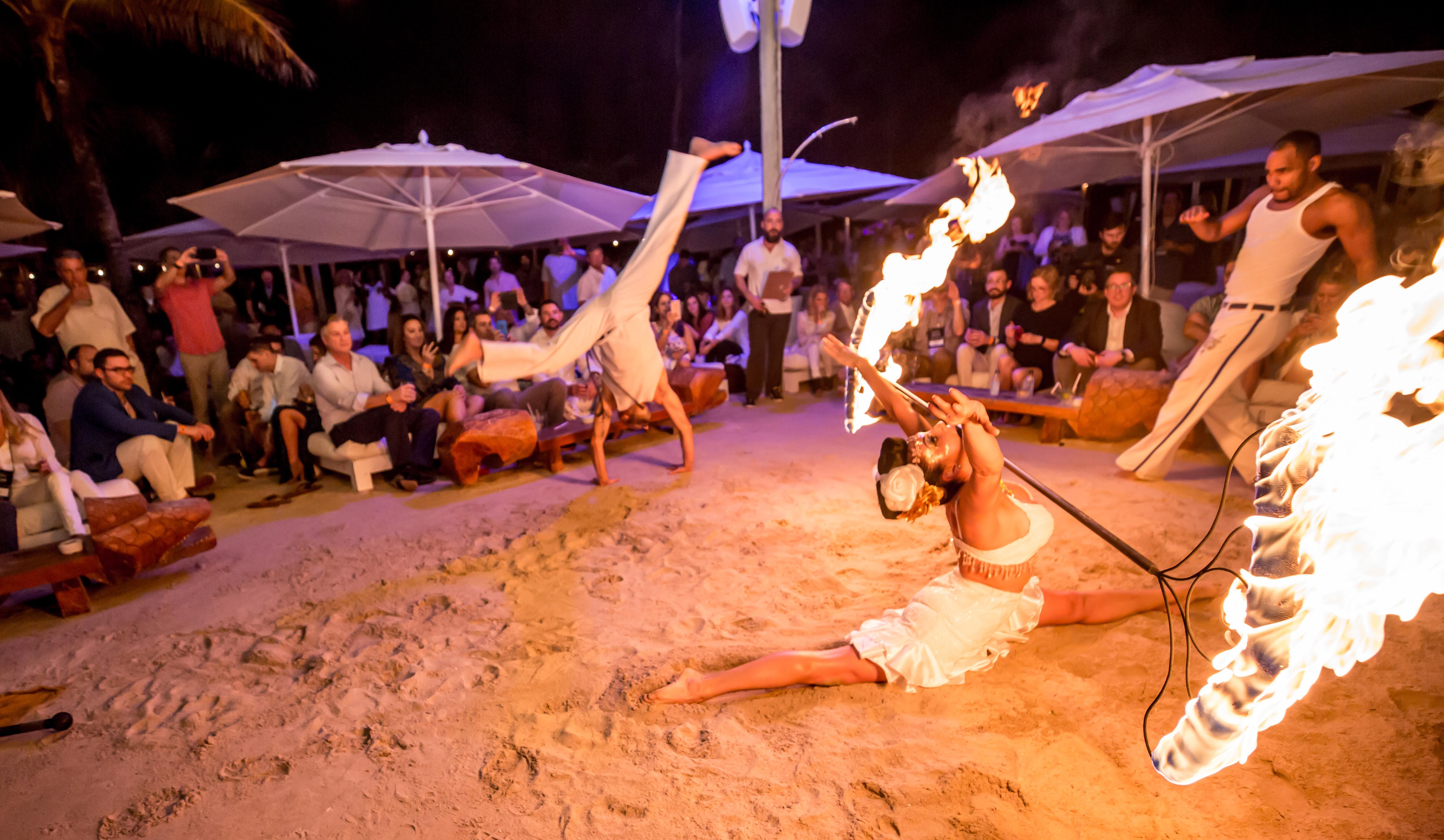Fire Dancer Capoeira Dancers