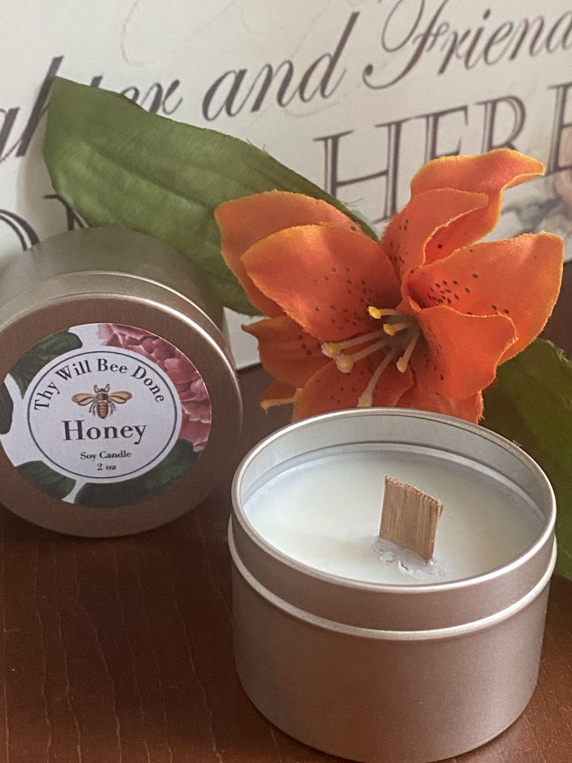 Honey Scented Candle 