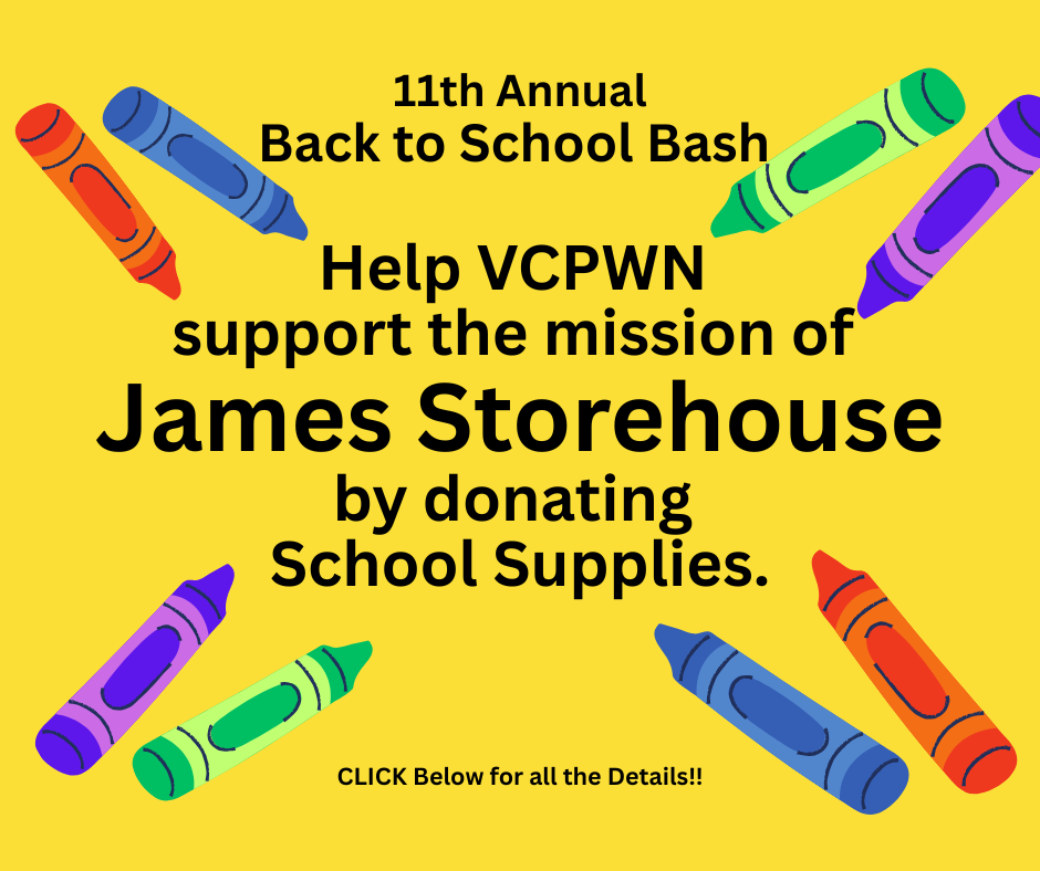 Back to School Donations for James Storehouse