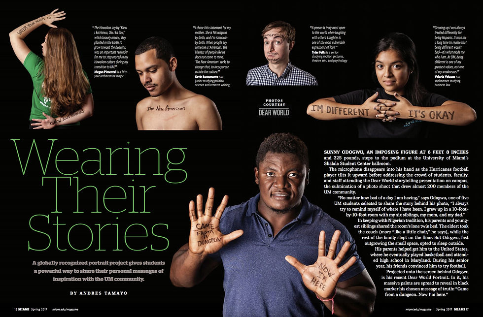 Miami Magazine - Wearing Their Stories