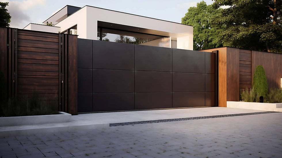 Winnetka gate installation