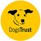 laughing dogs donates to dogs trust logo 