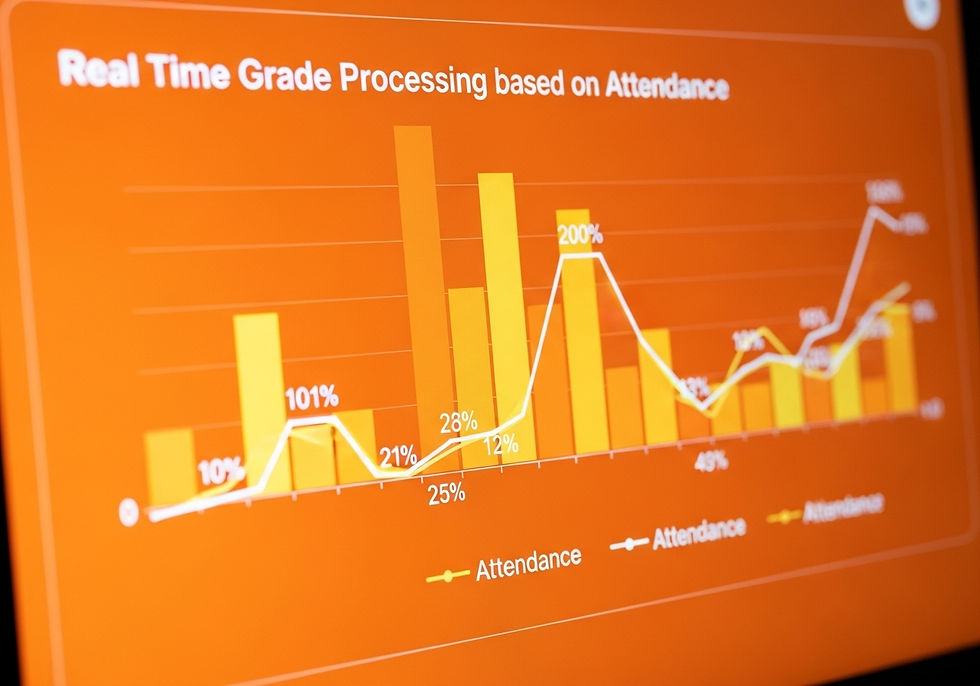 Real-Time Grade Processing from Attendance Data