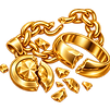 Bruchgold und beschädigter Goldschmuck zum Ankauf