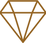 Symbol eines geschliffenen Diamanten