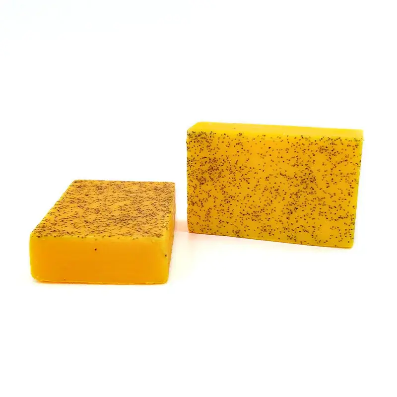 Thumbnail: RDQCTQ 1pcs Turmeric Natural Bar Soap for Men, Lemon Kojic Acid Soap, Shower and