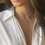 תמונה ממוזערת: Pear shaped diamond  tie  necklace 