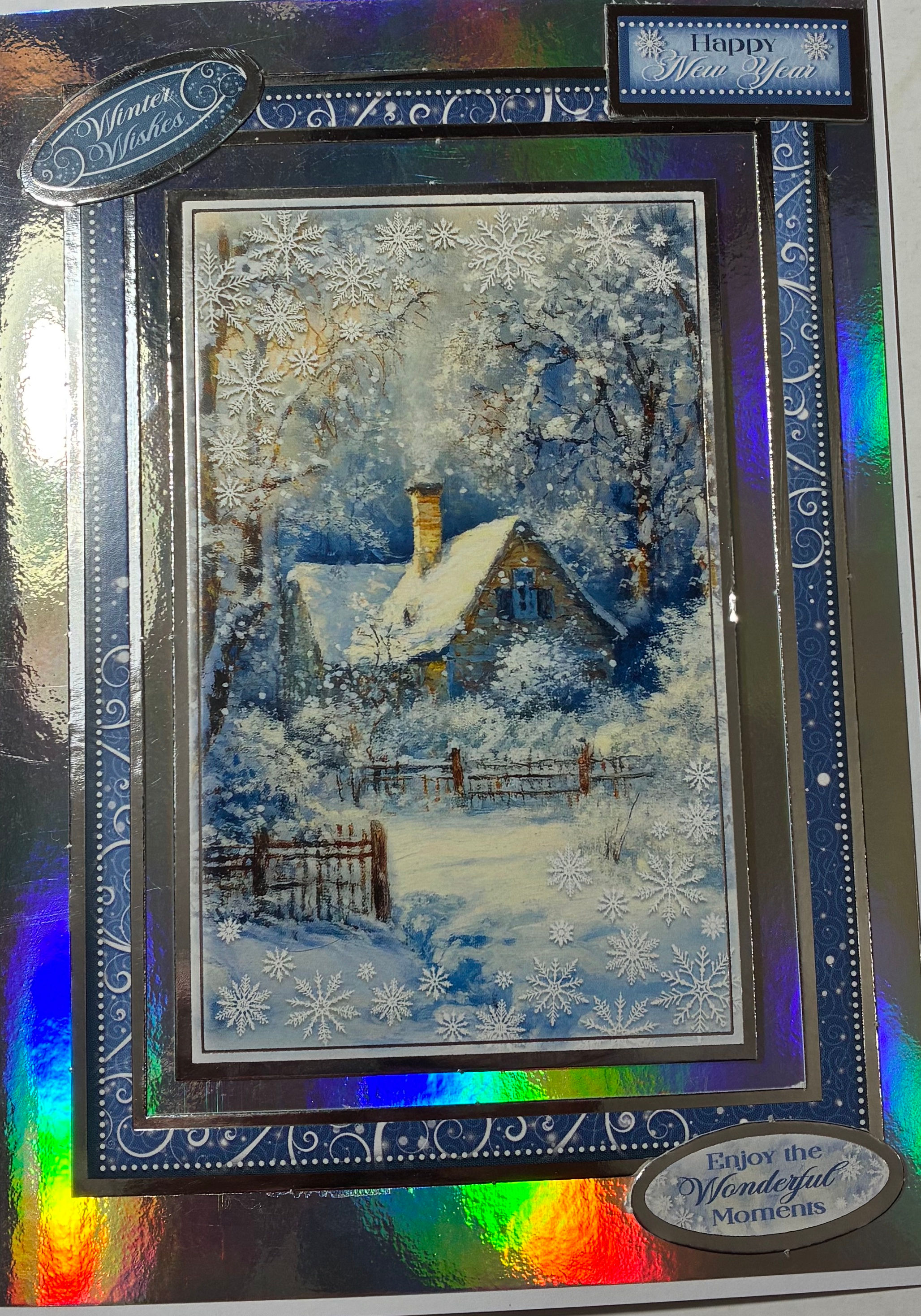 Handmade Happy New Year Card