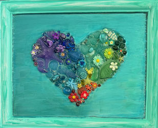 Purple Starfish Heart