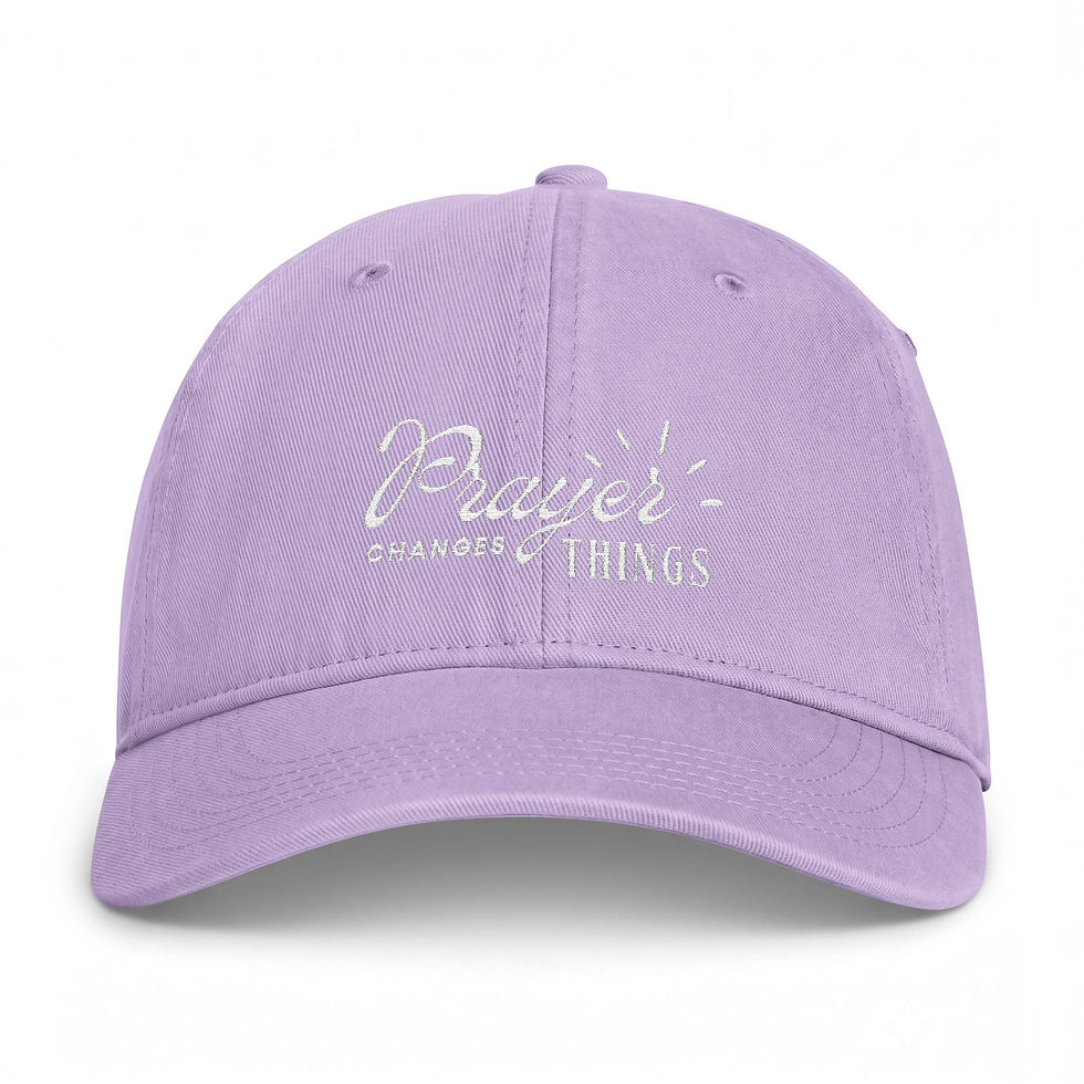 Thumbnail: Prayer Changes Things Cap | Embroidered Religious Baseball Hat
