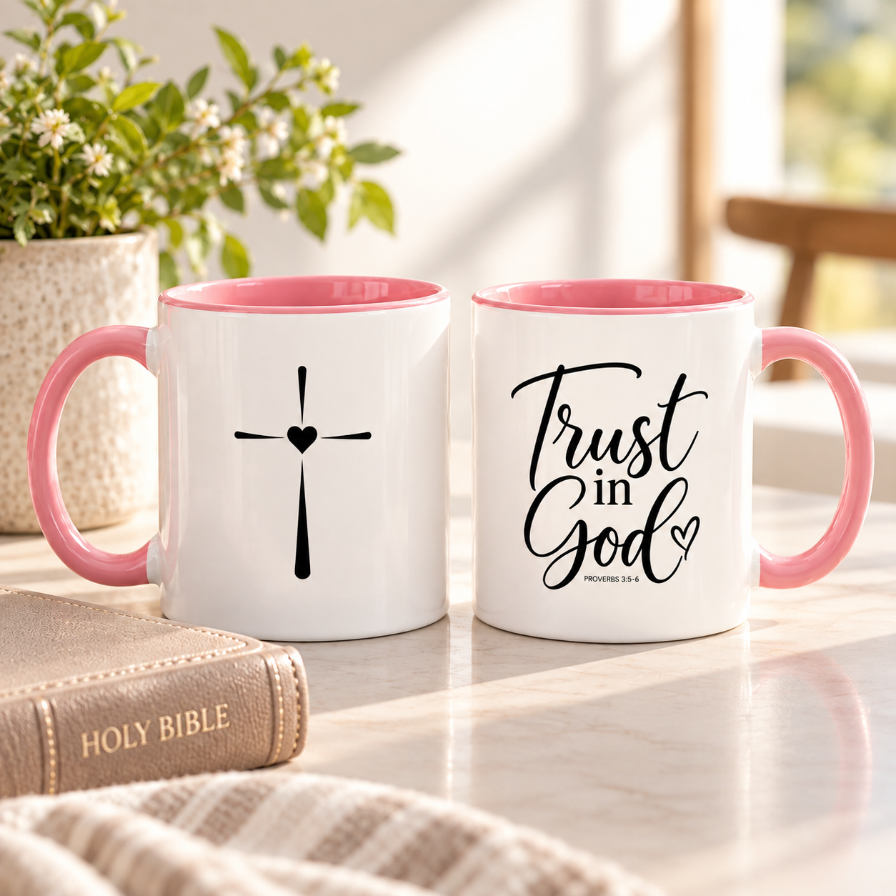 Trust in God (Two-Sided ) Christian Ceramic Mug 11oz