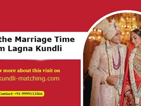 Know the Marriage Time from Lagna Kundli