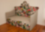 Thumbnail: Custom Shaped Chinoise Daybed with Trundle
