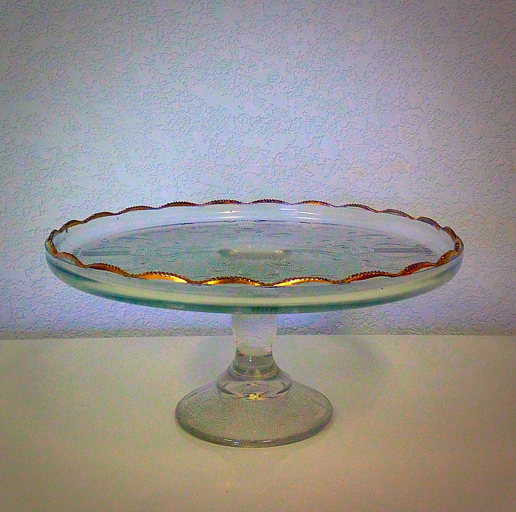 Vintage Gold Dessert Stand