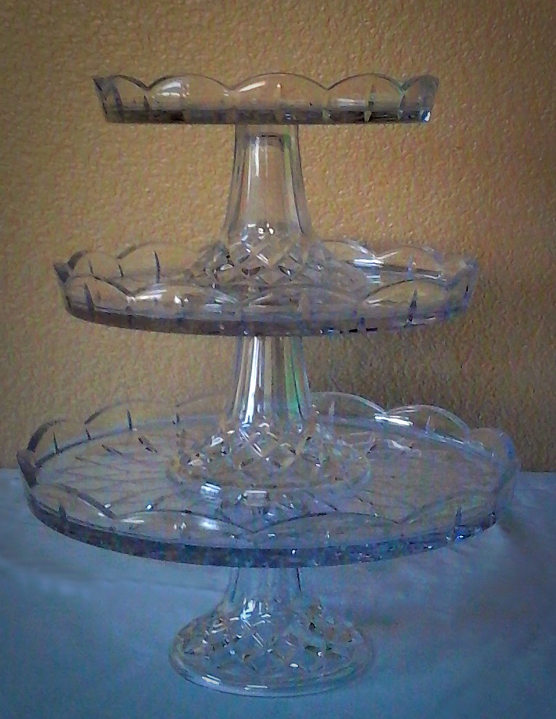 Vintage Scalloped Dessert Stands