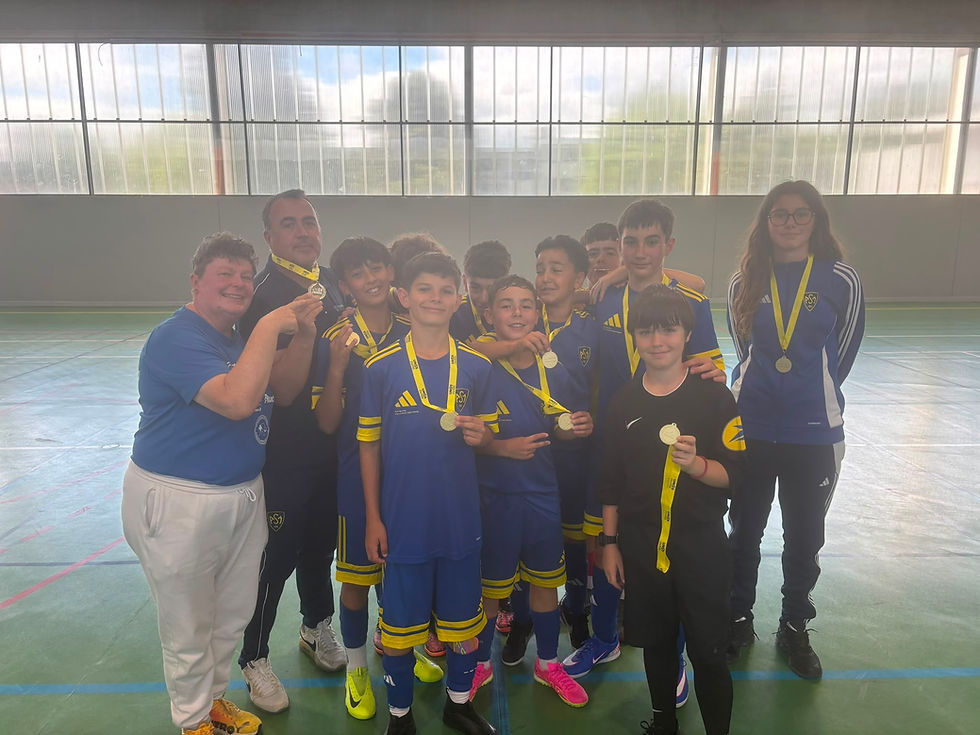 La section sportive futsal du collège championne régionale d'Auvergne