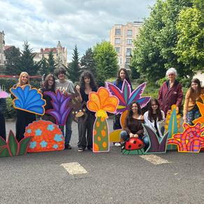 Un décor pour le festival "Plein la Bobine" réalisé par les Premières BMA