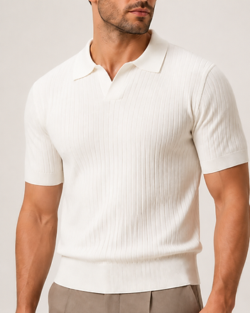 The Savile Ribbed Polo