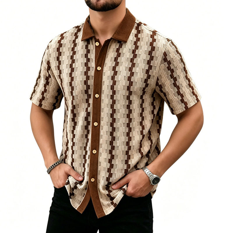 Thumbnail: Classic Checkered Short Sleeve Shirt