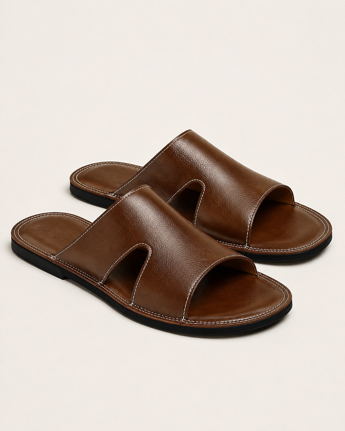 Venice Breathable Leather Slippers