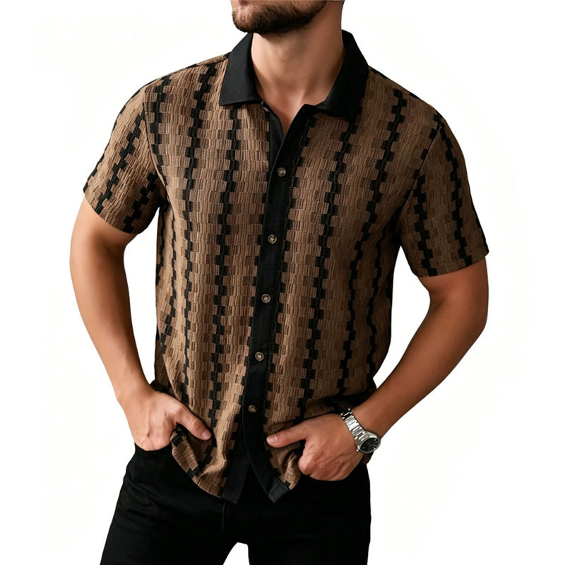 Thumbnail: Classic Checkered Short Sleeve Shirt