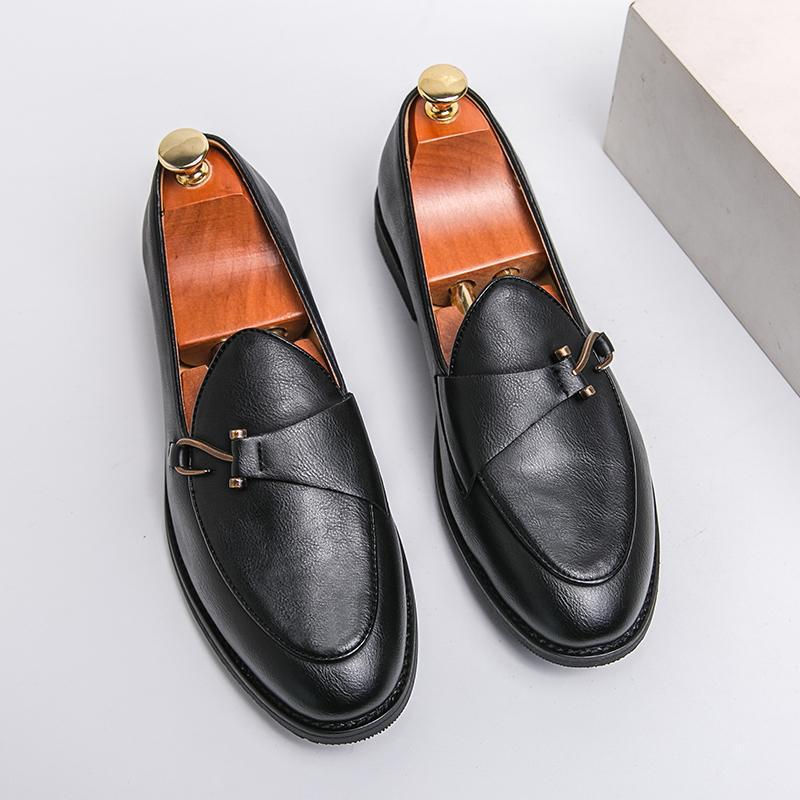 Thumbnail: Mens Casual Leather Loafers
