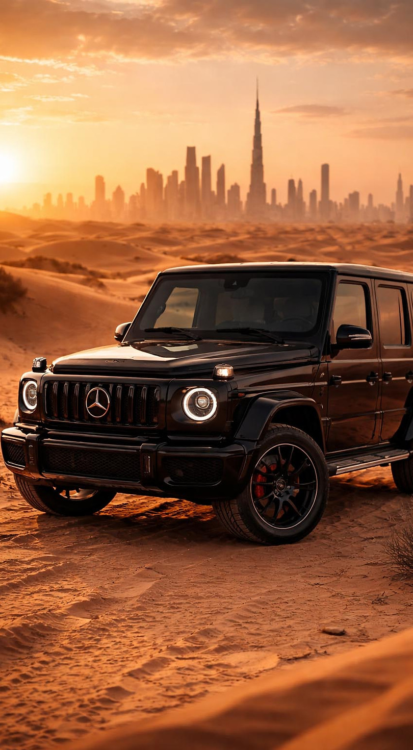Luxury SUV rental Dubai exotic SUV performance UAE PrestigeJetSet