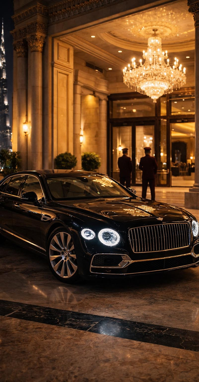 Ultra-luxury car rental Dubai Rolls-Royce Bentley chauffeur experience UAE PrestigeJetSet