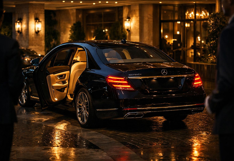 Mercedes-Maybach S-Class side profile ultra-luxury sedan – PrestigeJetSet