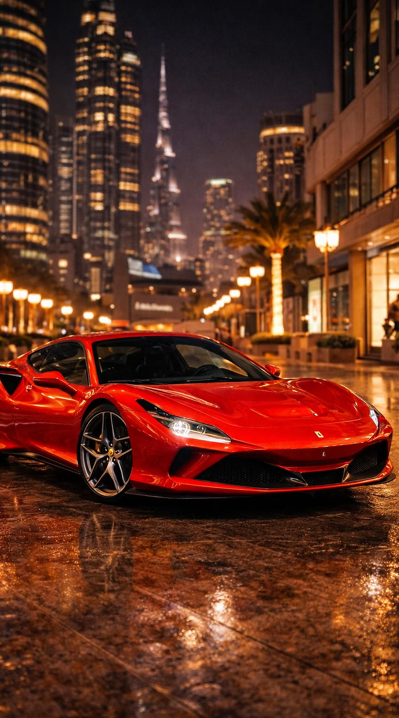 Supercar rental Dubai high-performance exotic cars UAE PrestigeJetSet