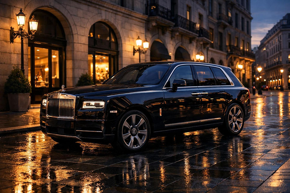 Luxury exotic car rental Rolls Royce Cullinan Rental - PrestigeJetSet
