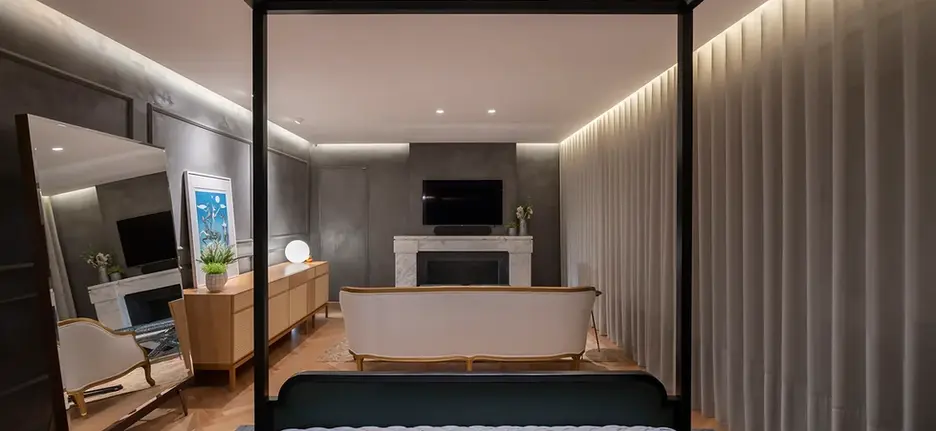 Apartamento DAF Studio FOS Iluminação arquitetura interiores design projeto luminotécnico Porto Alegre RS LED