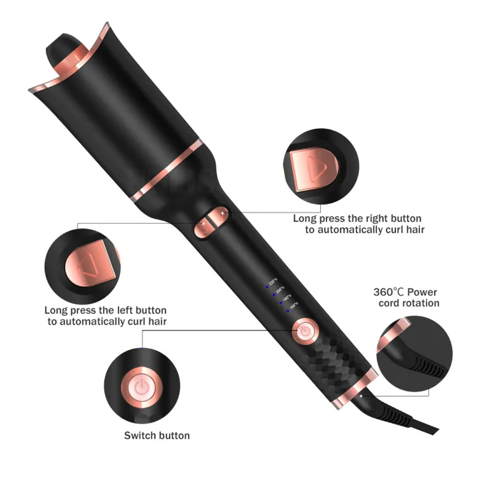 Thumbnail: Automatic Rotating Negative Ion Hair Curler