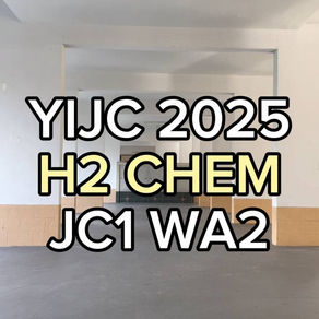 Yishun-Innova JC 2025 JC1 H2 Chemistry WA2