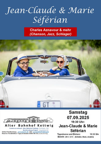 Jean-Claude & Marie Séférian – Ein Hauch von Paris im Alten Bahnhof