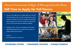 Register Fall Semester