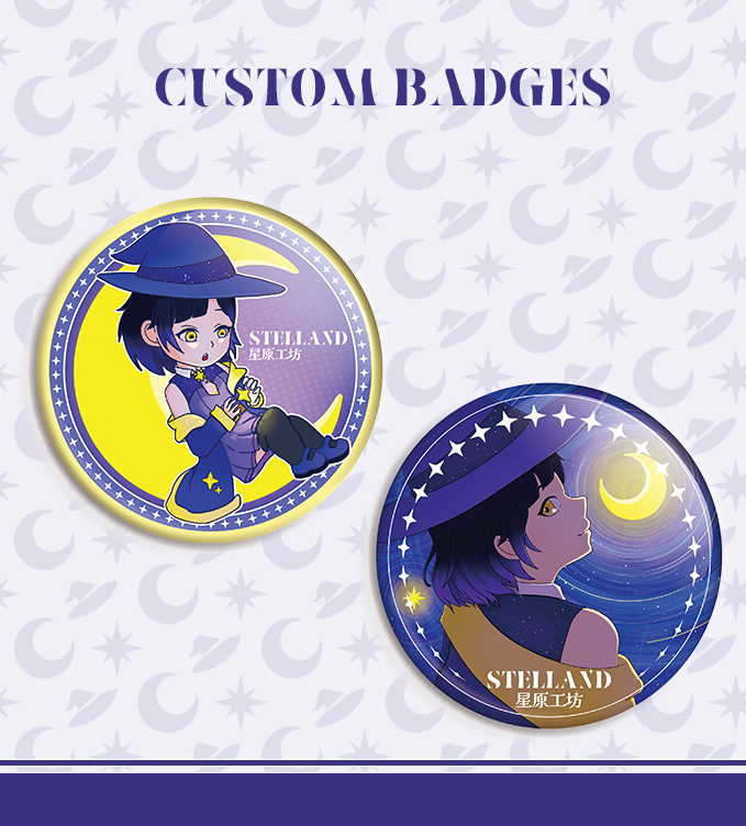 【CUSTOM MERCHANDISE】Pins/Badges