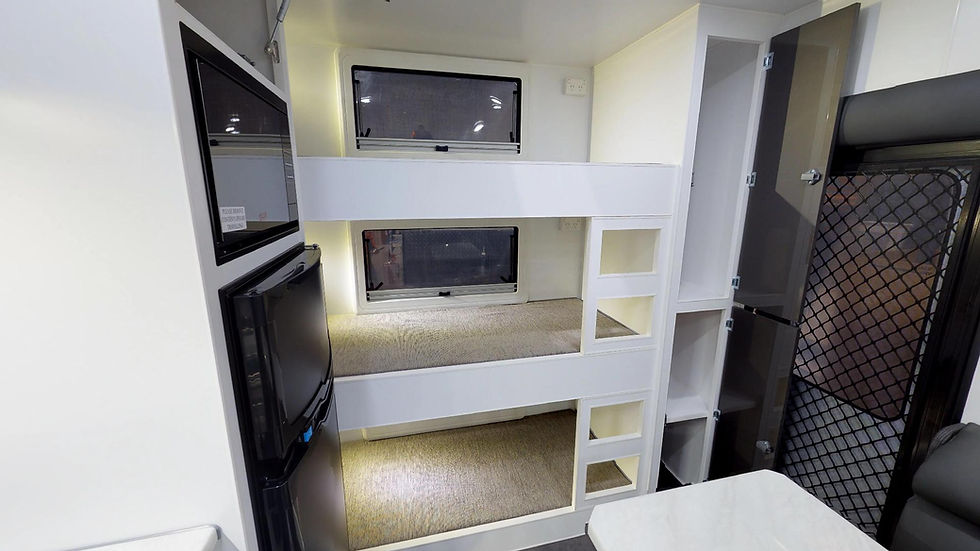 Thumbnail: Diamond Caravans Crystal Bunk bed