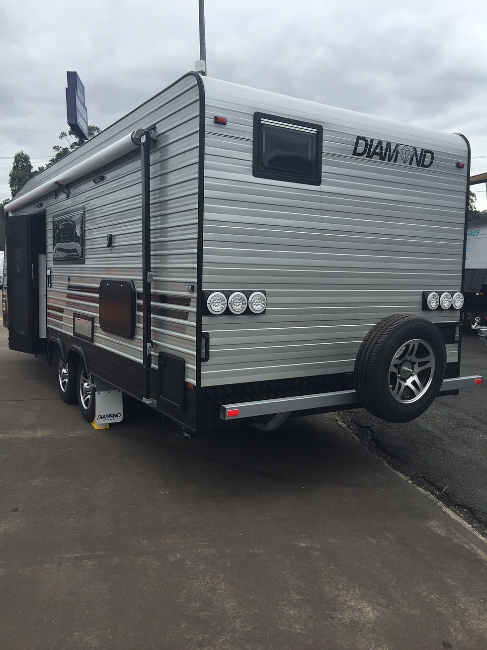 Thumbnail: Diamond Caravans Radiant Family Bunk Rear