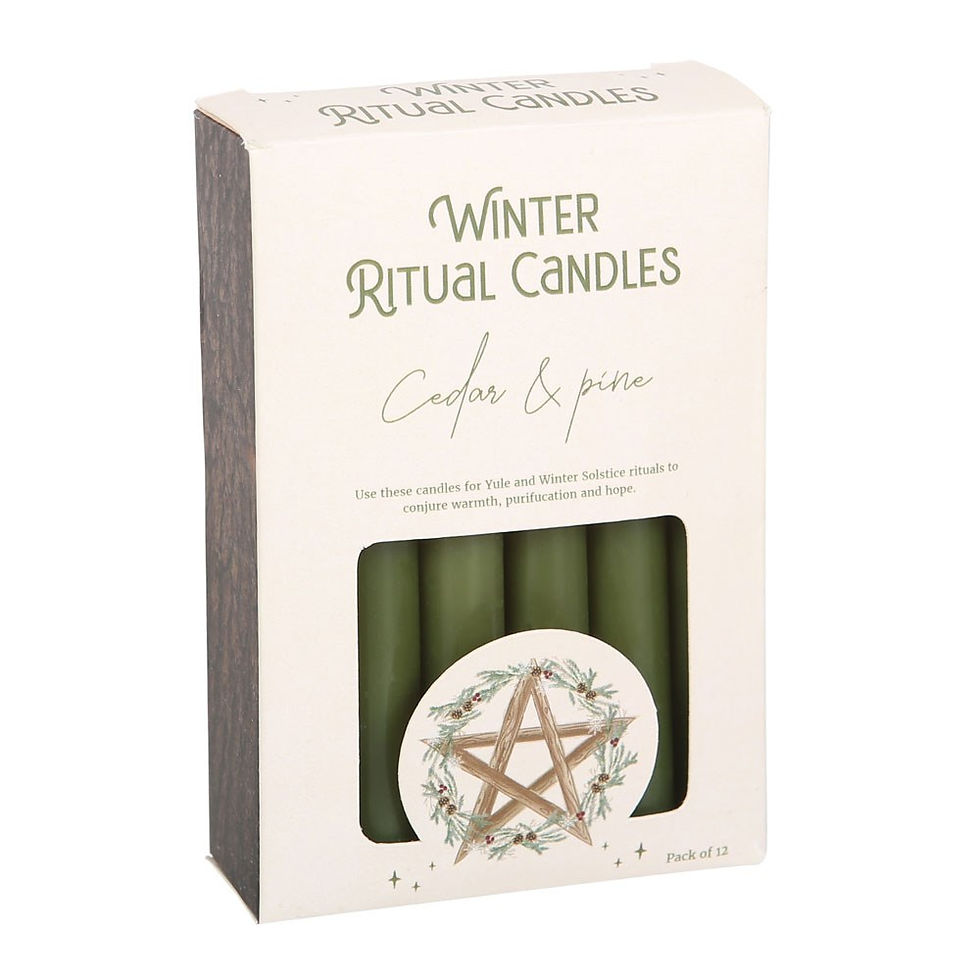 Thumbnail: Cedar and Pine Winter Ritual Candles