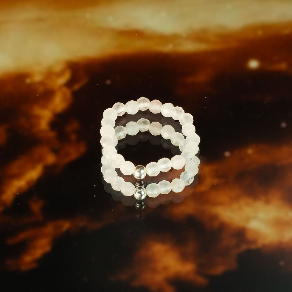 Thumbnail: Ring Set Nymph Spirit Gemstone - Love & Flame