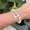 Thumbnail: Custom Made 8mm Crystal and Gemstone Bracelet