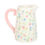 Thumbnail: 17cm Floral Print Ceramic Jug