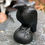Thumbnail: Beautifully Carved Black Obsidian Raven
